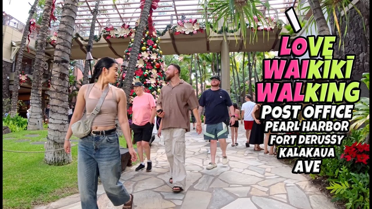 Scenic Waikiki Walk &mdash; Waikiki Post Office, Pearl Harbor Event at Fort DeRussy, Kalākaua Ave