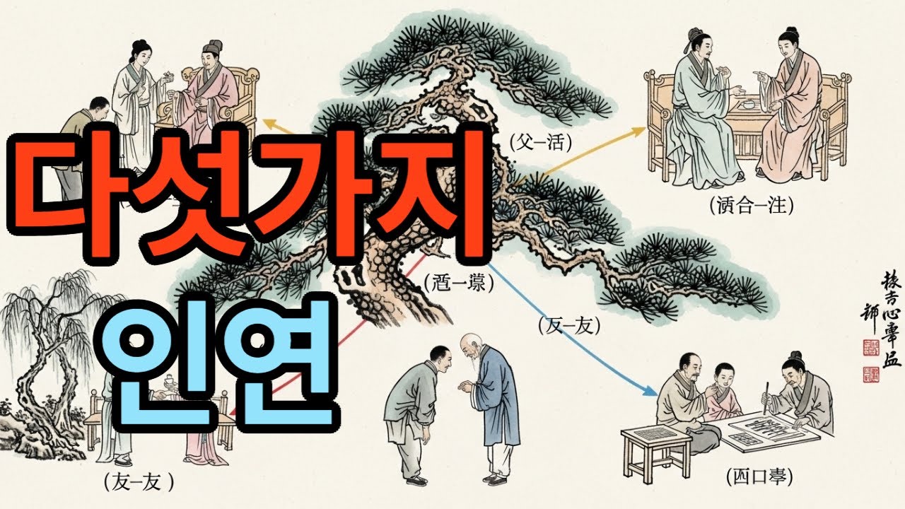 다섯가지 인연 #시니어 #삼강오륜  #인간관계고민