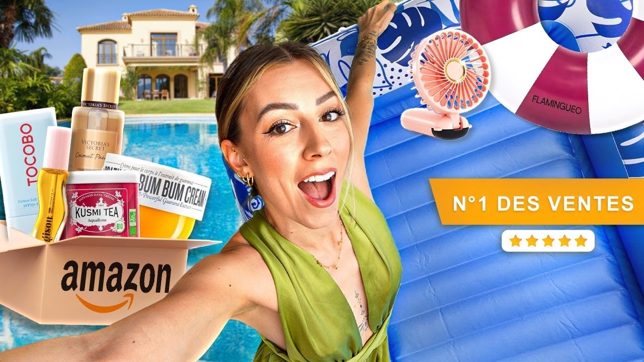 Je teste des objets N°1 DES VENTES AMAZON : spécial ÉTÉ ☀️💦