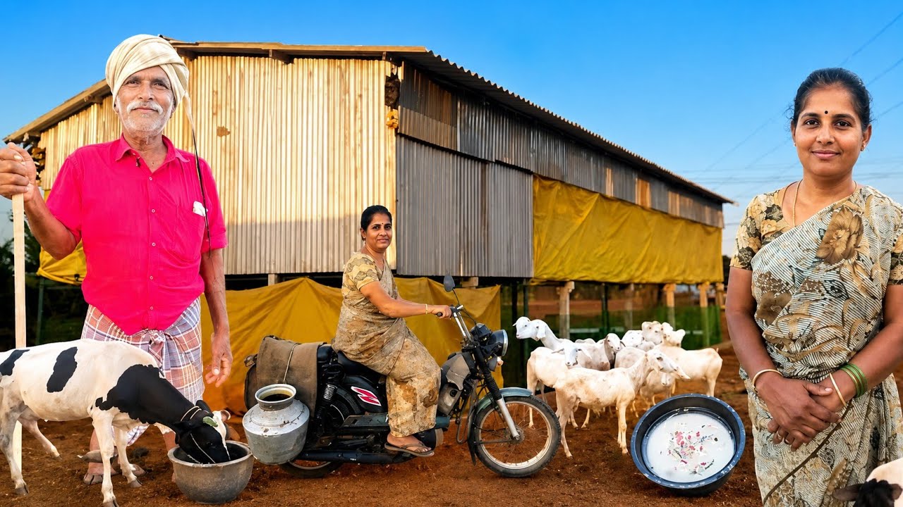 பரண் மேல் ஆடு வளர்ப்பு உடன் தரைவழி ஆடு வளர்ப்பு | செம்மறி ஆடு |Goat Farm tips in tamil|Siva Arun Tv