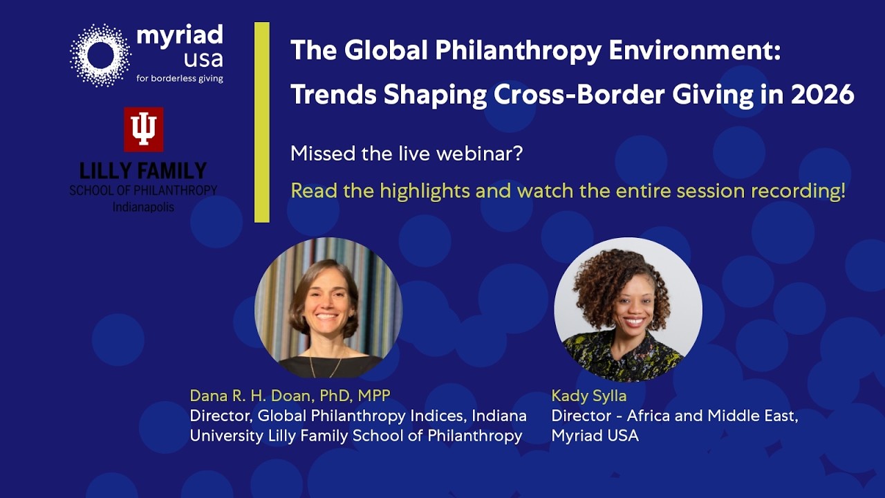 The Global Philanthropy Environment: Trends Shaping Cross-Border Giving in 2026