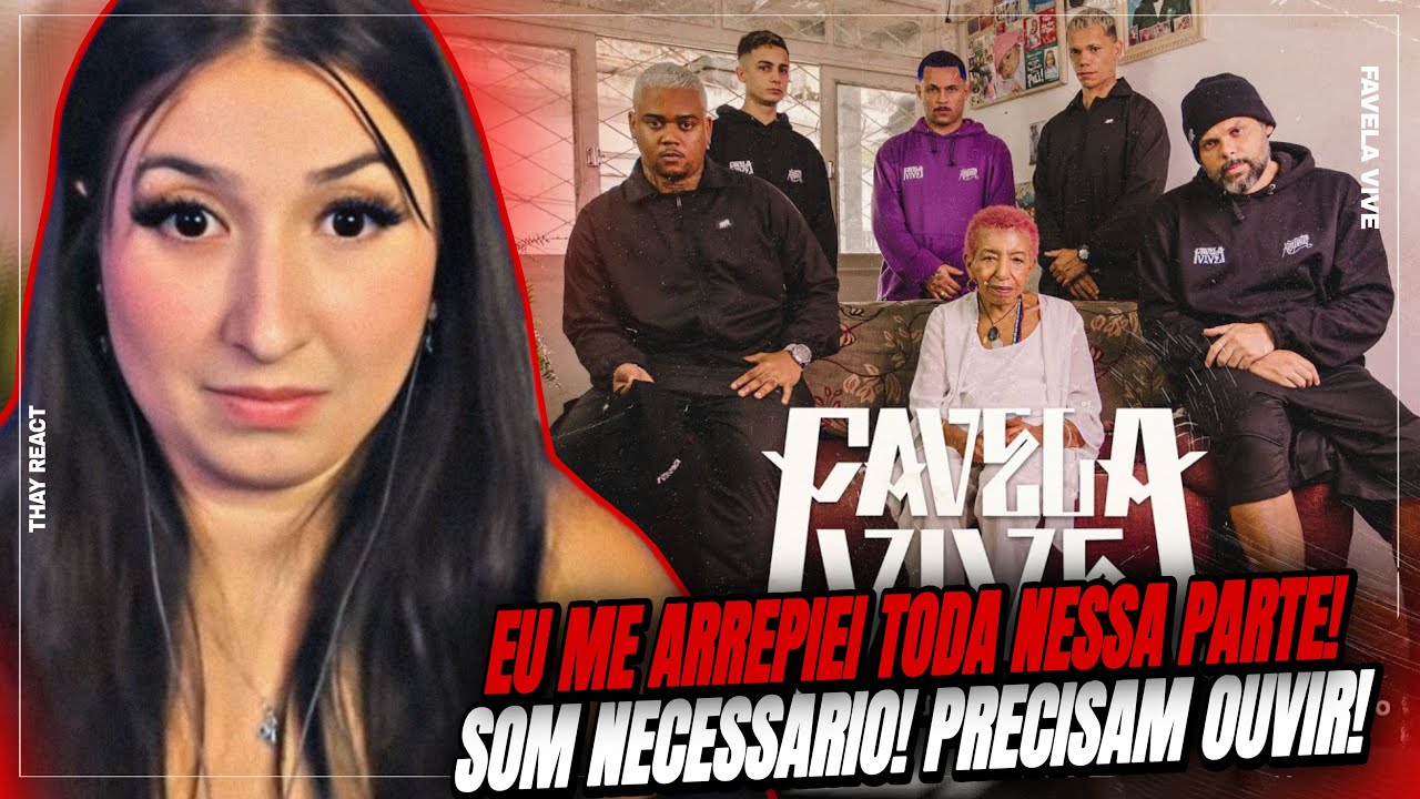 THAY REACT: Favela Vive 5 - ADL | Major RD | Mc Hariel | Mc Marechal | Leci Brandão (Prod. Índio)