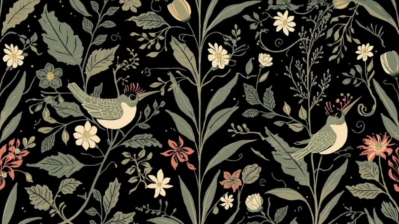 Relaxing Bird Patterns & Piano Tunes