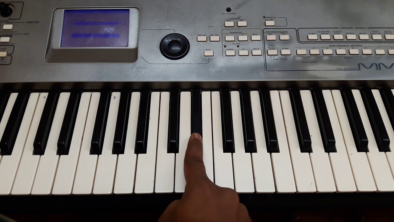 Manmadhan bgm | keyboard tutorial | part 1|