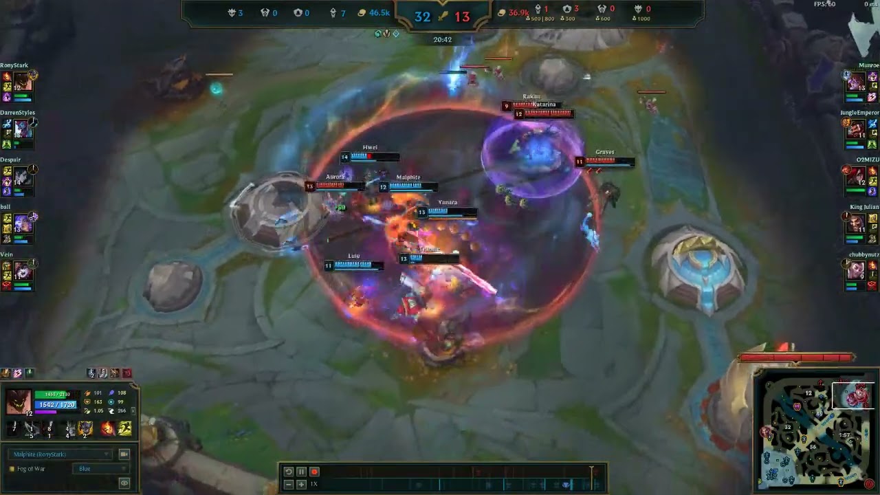 Malphite Ronystark - Wombo Combo - E4 OCE S26.05