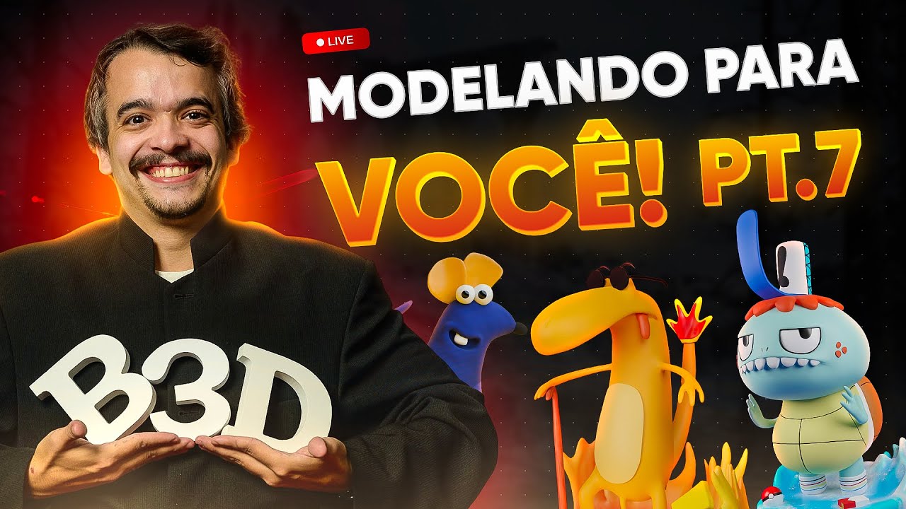 🔴 MODELANDO PARA VOCÊ! - PT.7  | Live 