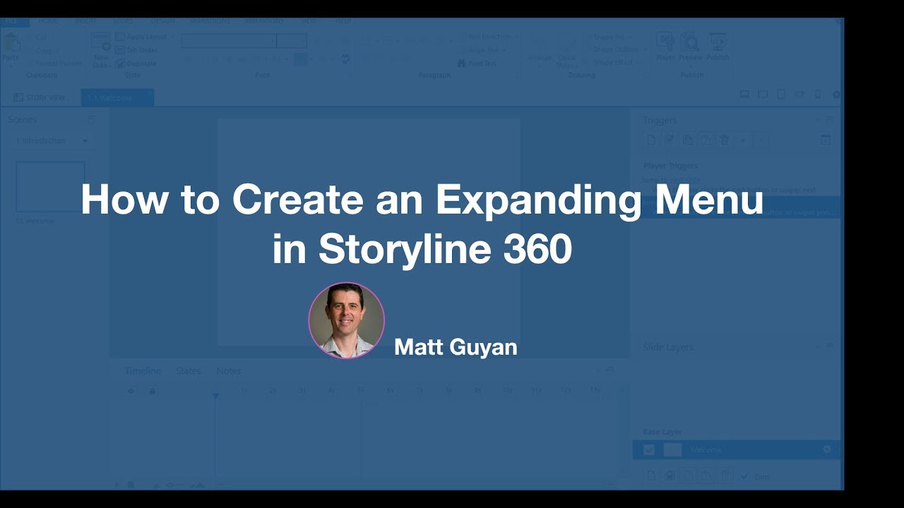 Creating an Expanding Menu in Storyline 360