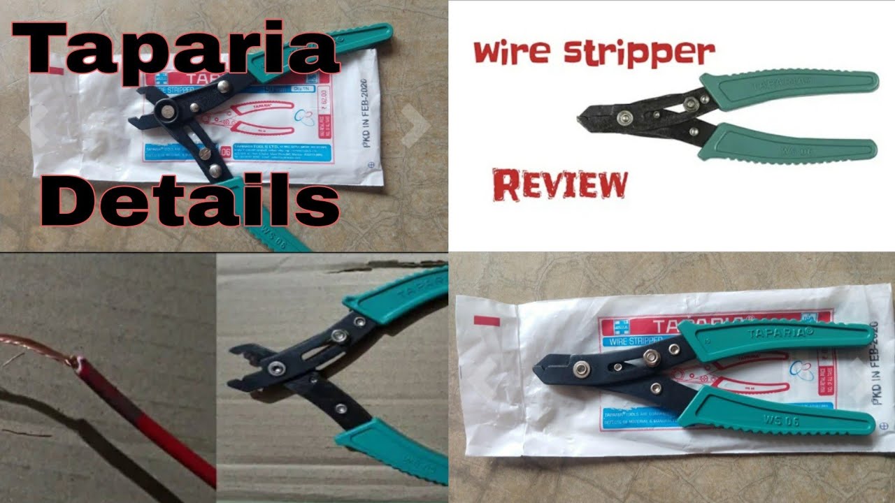 My New #TapariaWS06WireStrippingPlier Unboxing & Details Review Video