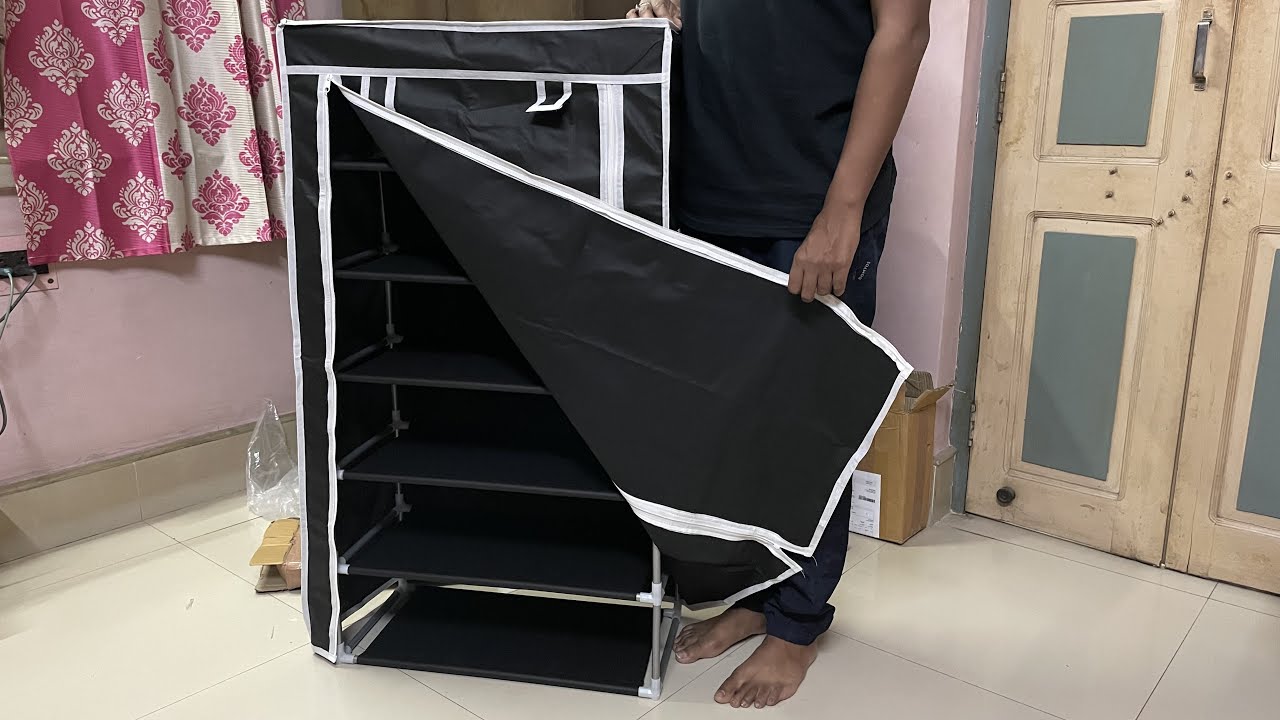 Unboxing shoe rack from Meesho