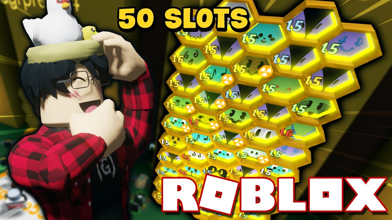 Roblox - Khi Mình Có Sức Mạnh 50 Slot Ong Trong Bee Swarm Simulator!