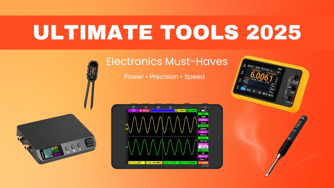 Best Electronics Tools 2025 🔧 Soldering, Multimeter, Oscilloscope & More