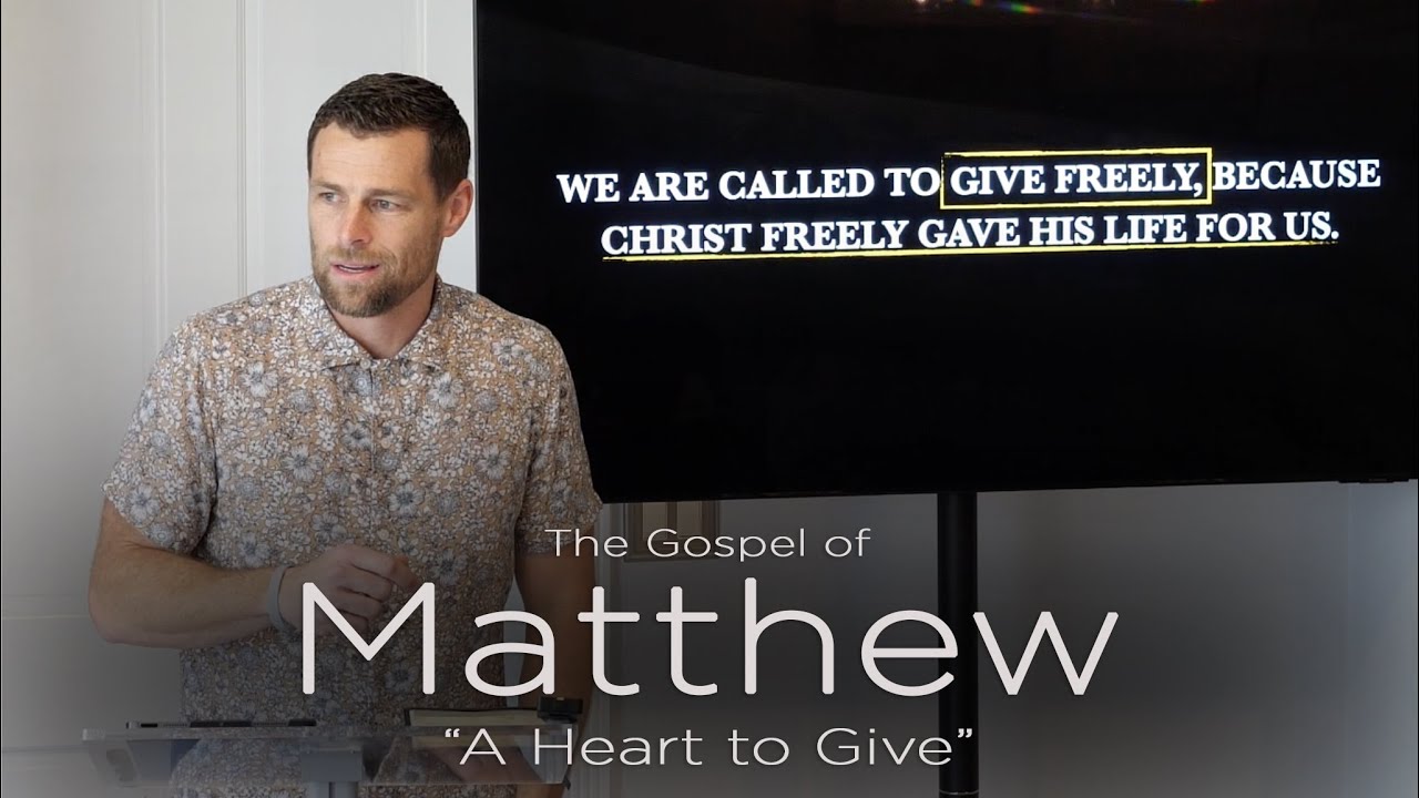 A Heart to Give | Matthew 6:1-4 | Pastor Dave Smith