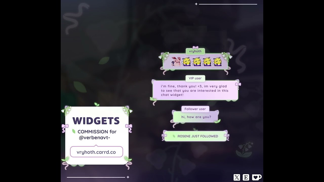 Chat Widget Commission - Streamelements