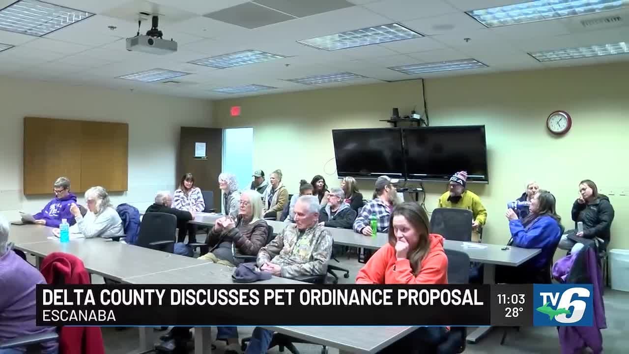 Delta County residents discuss proposed animal control ordinance