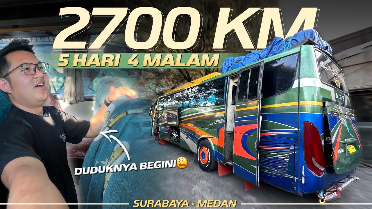 5 HARI 4 MALAM NAIK BUS ALS INI, APAKAH SAYA SANGGUP⁉️ Trip Surabaya - Medan with ALS 394
