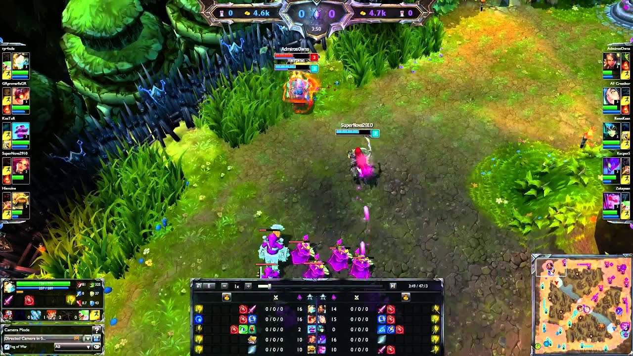 Chcesz dzidę w plecy ? (Nidalee vs Katarina) First Blood