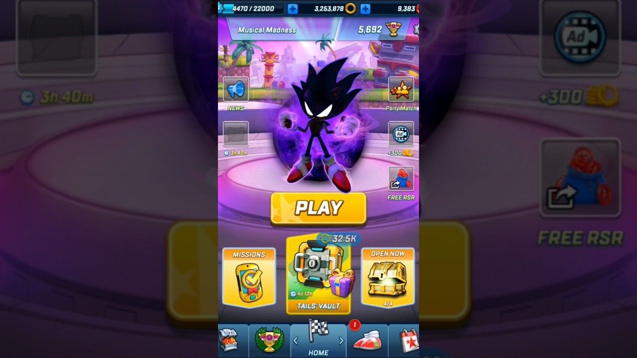 Sonic forces Speed Battle: Dark Sonic concept [FAKE] #Sonic #Sonicforces