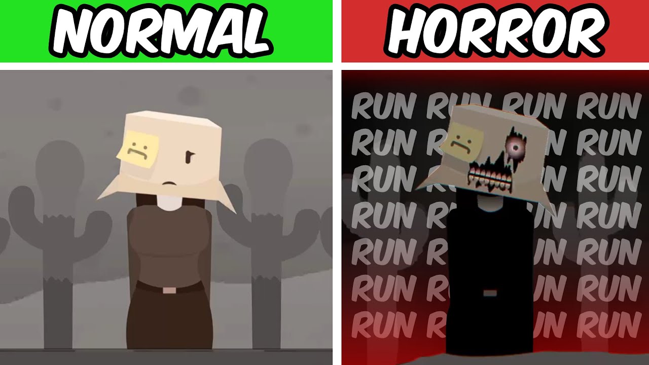 Incredibox DUSTY LIKE AIR vs FOGGY LIKE WIND | Normal vs Horror Version