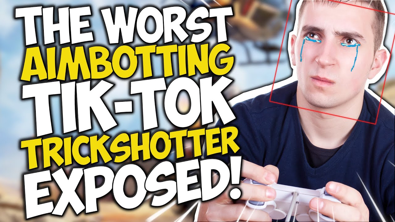 The WORST AIMBOTTING Call of Duty TIK TOK TRICKSHOTTER EXPOSED!!