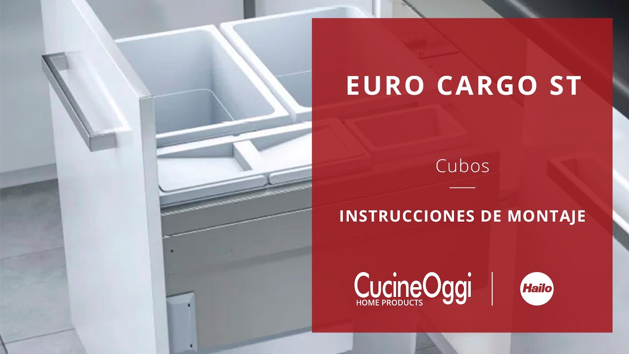 HAILO Cubo Euro Cargo ST - Instrucciones de montaje | Cucine Oggi