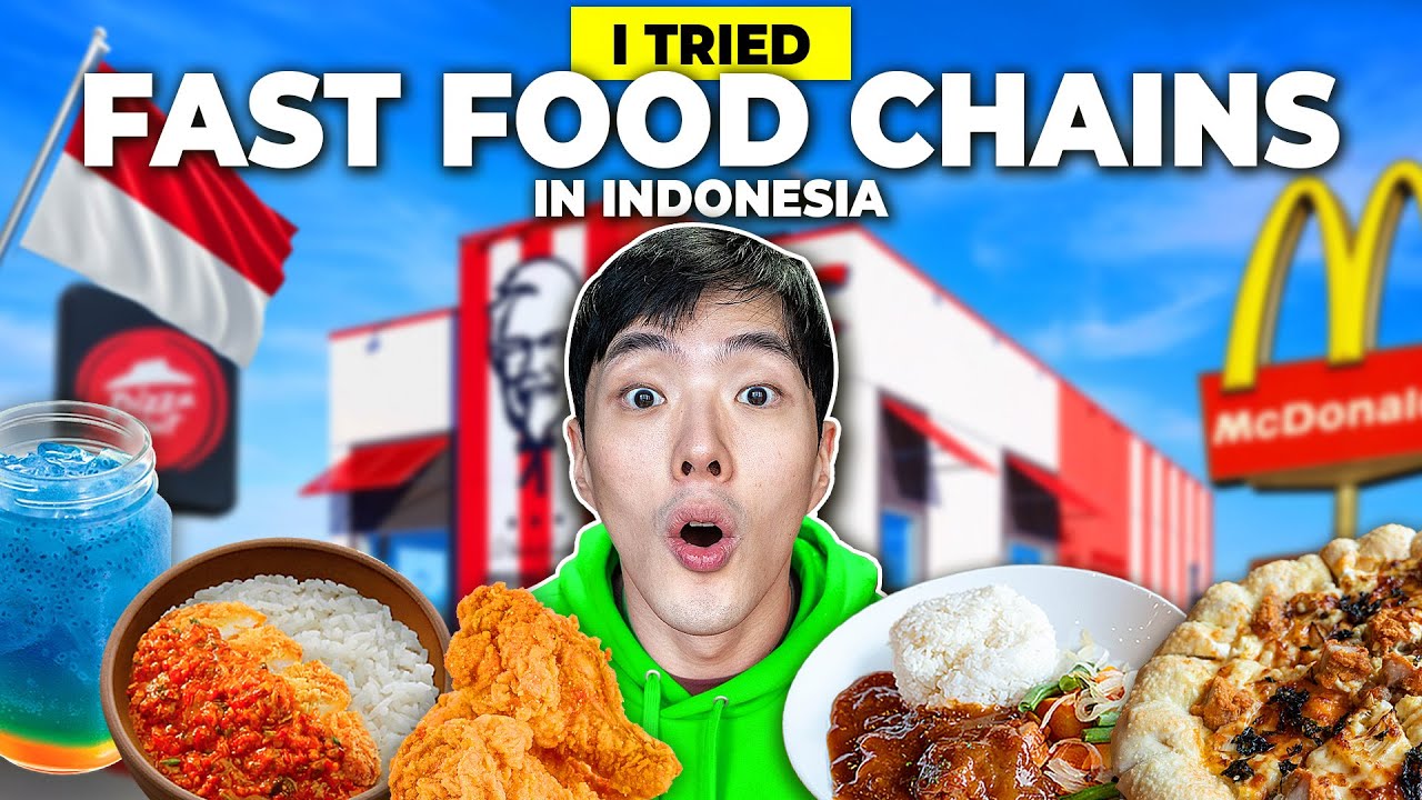 Rice CHANGED Fast Food in Indonesia. So I Tried Them.