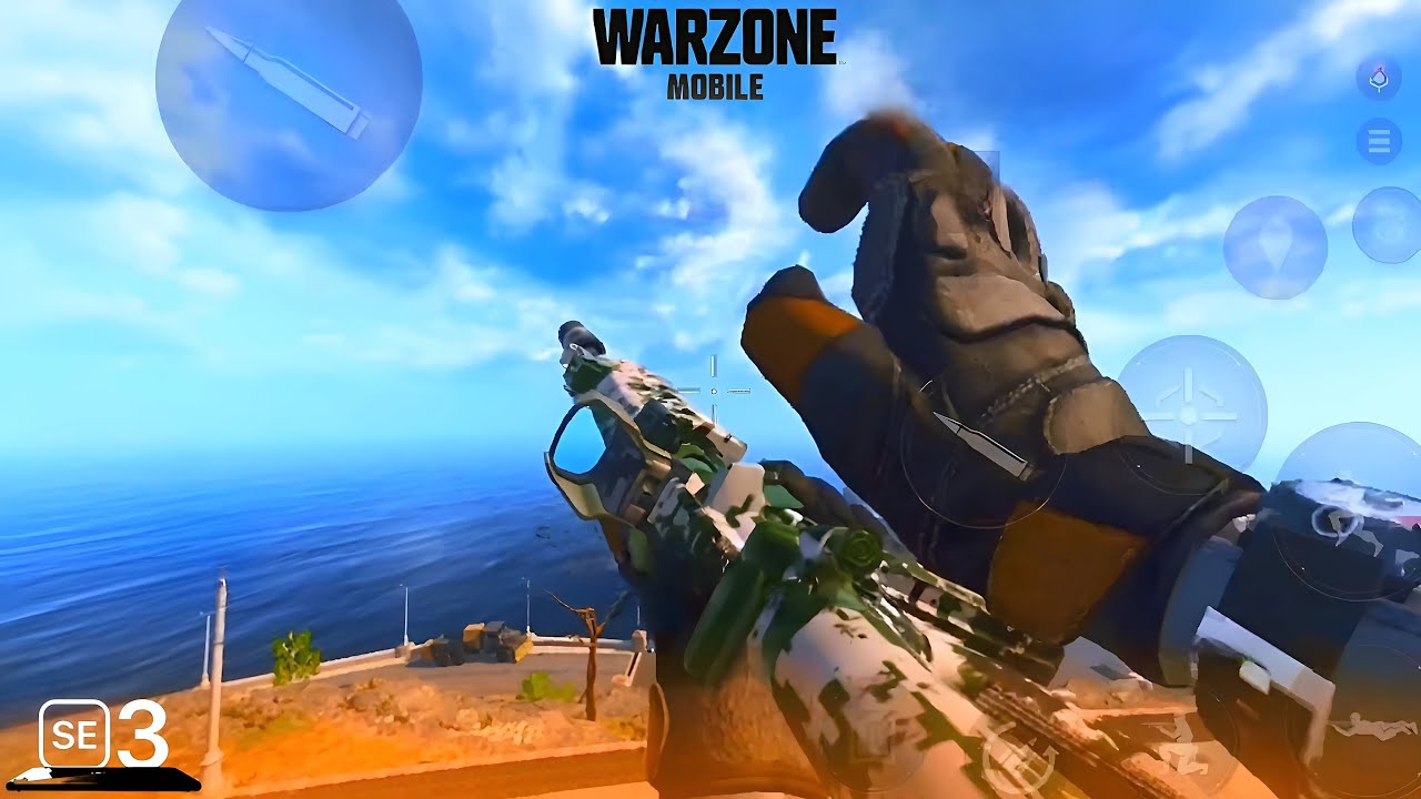 WARZONE MOBILE M16 AUTO VERY OP | iPhone SE 3 (2022) | (no commentary) ✅