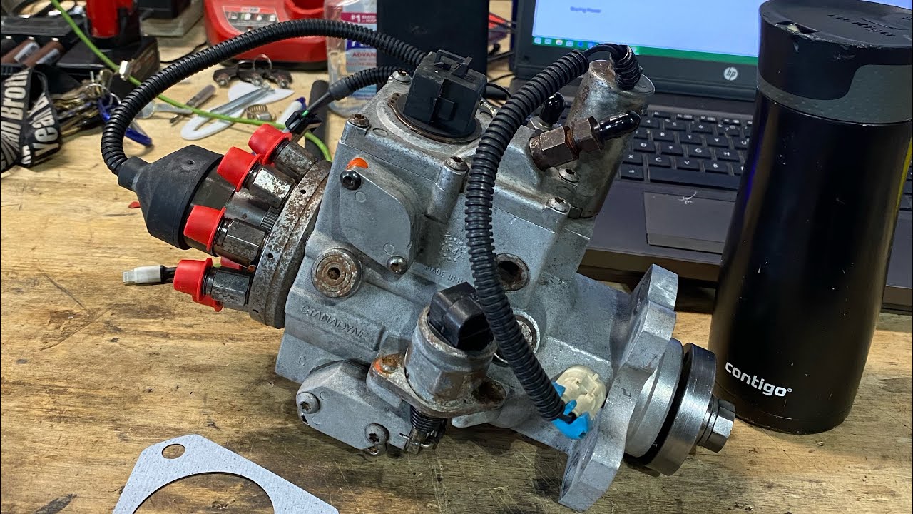 6.5 diesel injection pump and fluid damper install