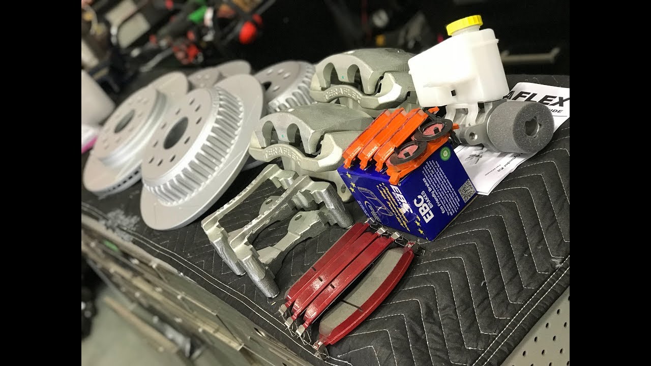 BEFORE & AFTER Jeep Wrangler 1 Ton Aluminum Steering & TeraFlex Big Brake Kit Swap