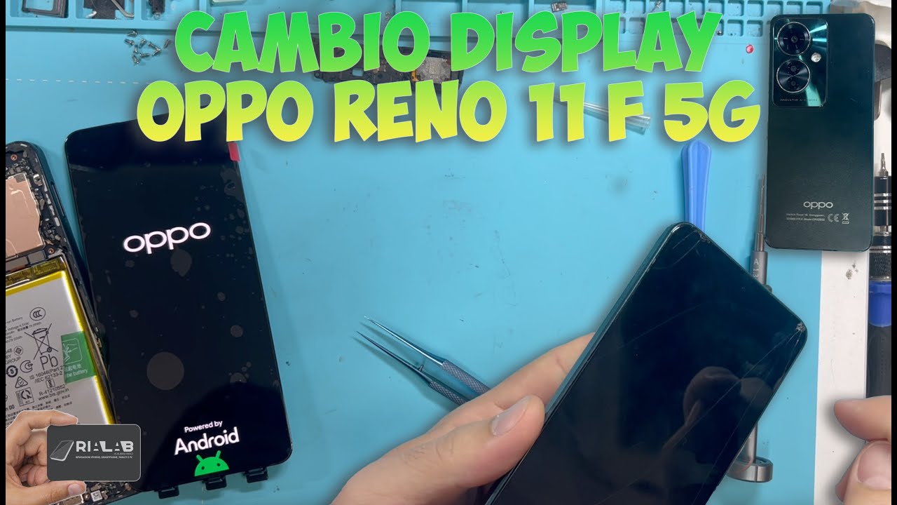 Cambio display Oppo Reno 11 F  5G #opporeno11f