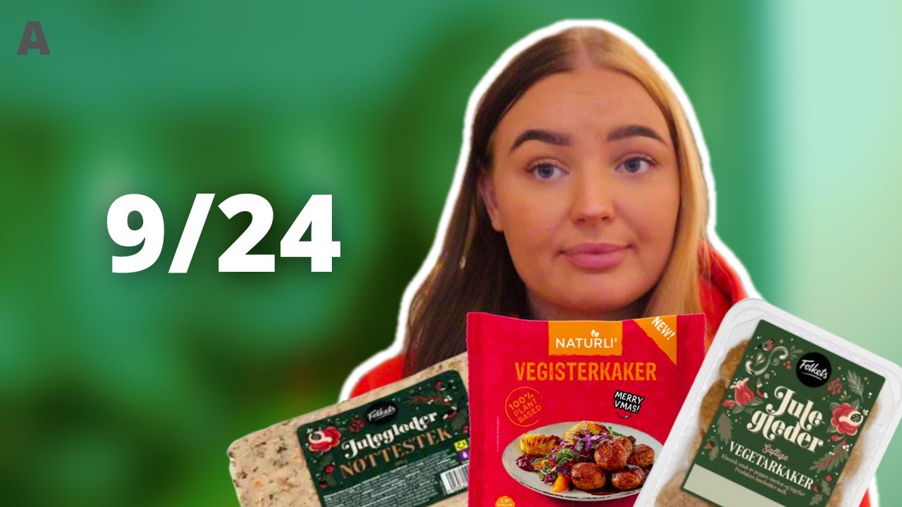 9/24: tester vegetarjulemat og pynter til jul