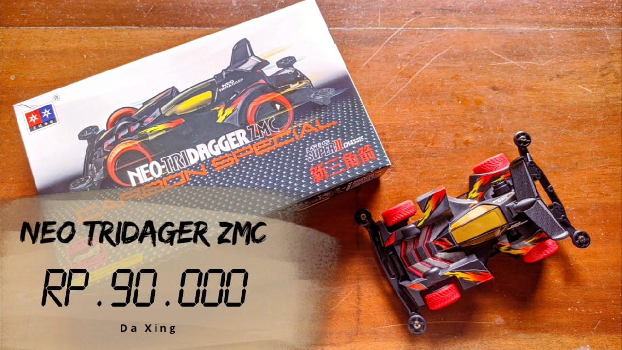 Unboxing dan Merakit Mini 4WD Neo Tridager ZMC # Carbon Special # Da Xing # Lets and Go