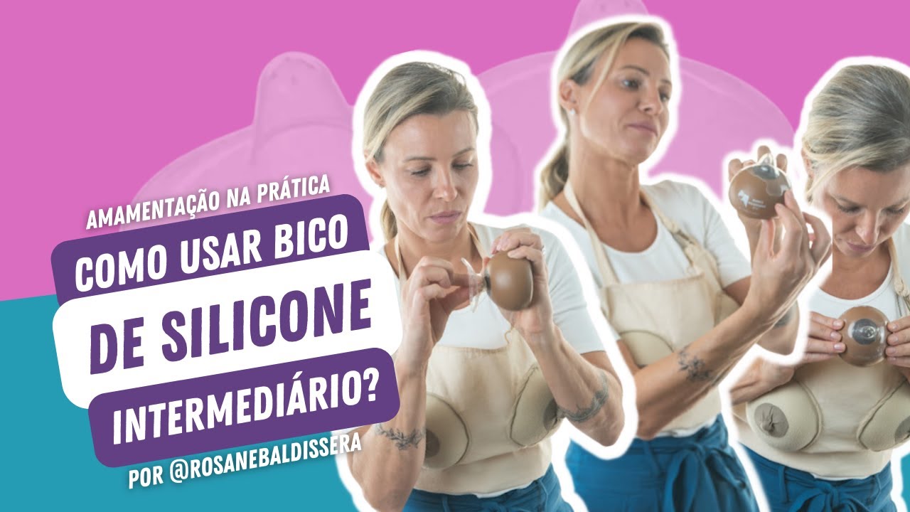 Como usar o bico intermediário de silicone?