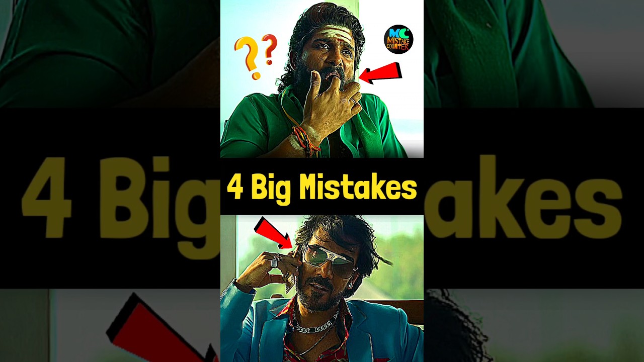 4 Big Mistakes In PUSHPA 2 Movie! #shorts