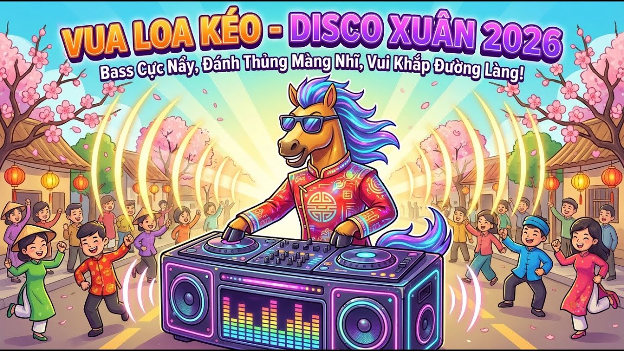 Disco Xuân 2026: Vua Loa Kéo – Bass Cực Nẩy, Đánh Thủng Màng Nhĩ, Vui Khắp Đường Làng! (Audio 4K)