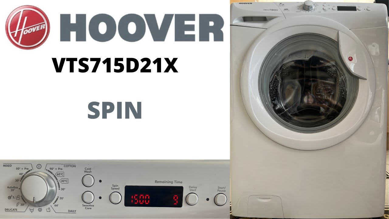 Hoover VisionTech VTS715D21X Washing Machine - Spin