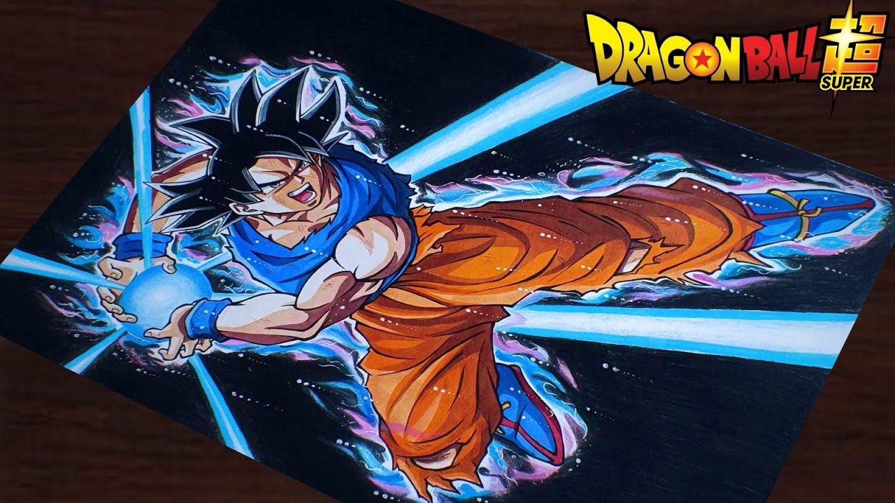 How to Draw"Ultra Instict Goku with Kamehameha"step by step(Tutorial)for beginners•Dragon ball Super