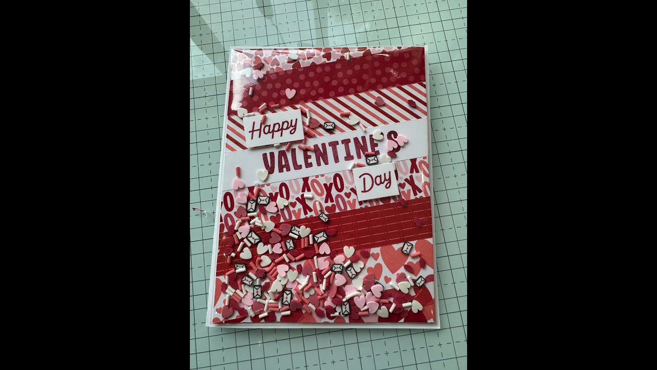 Valentine Shaker card