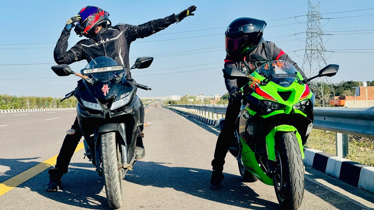 2024 Kawasaki Zx-6R Vs Yamaha R15V3 | First Gear Vs All Gear