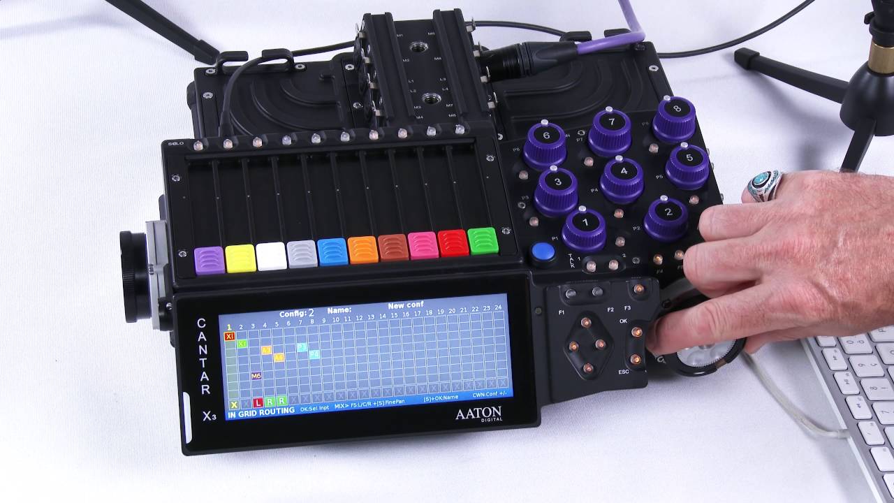 Aaton Digital - CantarX3 (1/7) - Overview of CantarX3 Menu