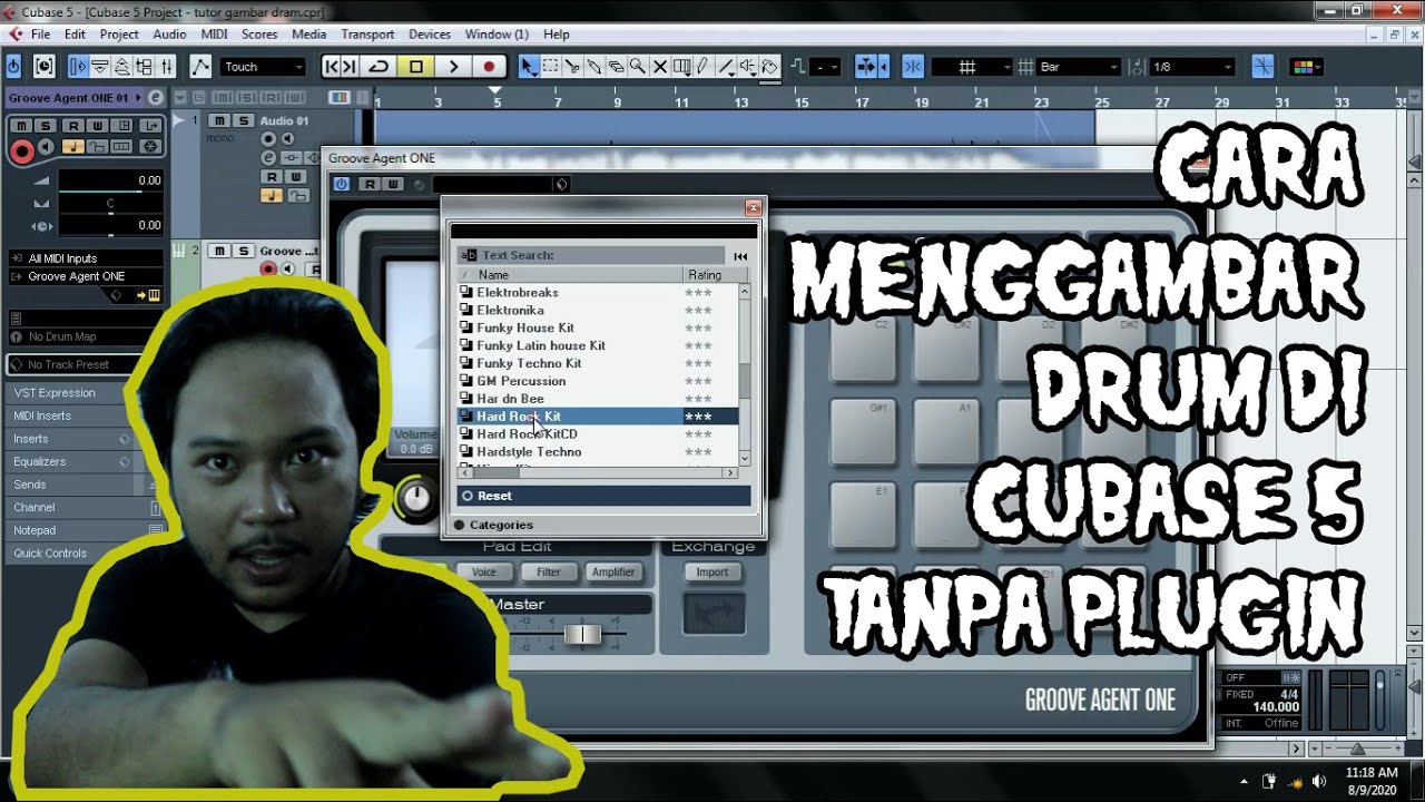 Cara Menggambar Drum Di Cubase 5 Tanpa Plugin