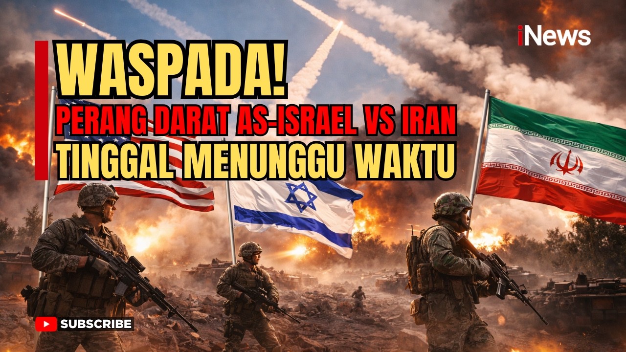Perang AS Israel Vs Iran Kian Brutal! Perang Darat Makin Dekat, Siapa Paling Kuat?