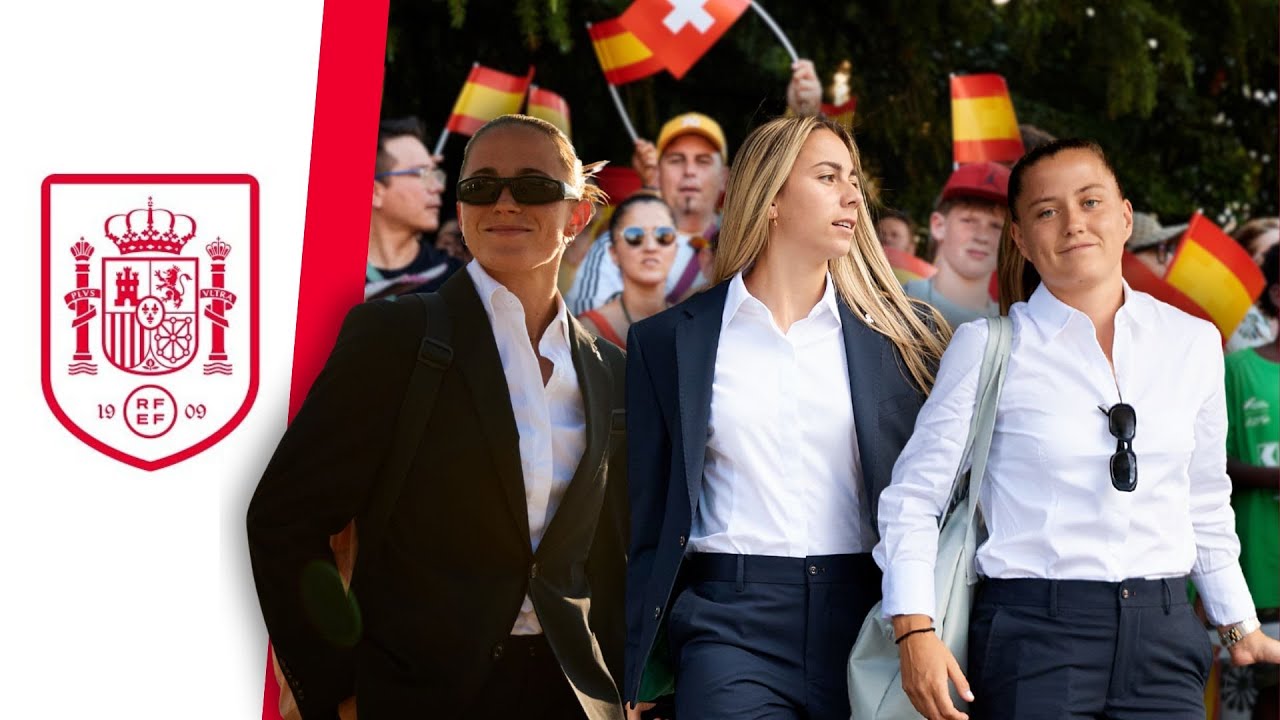 Recibimiento de GALA a la SELECCIÓN FEMENINA, que ya está en SUIZA para disputar la EUROCOPA 2025