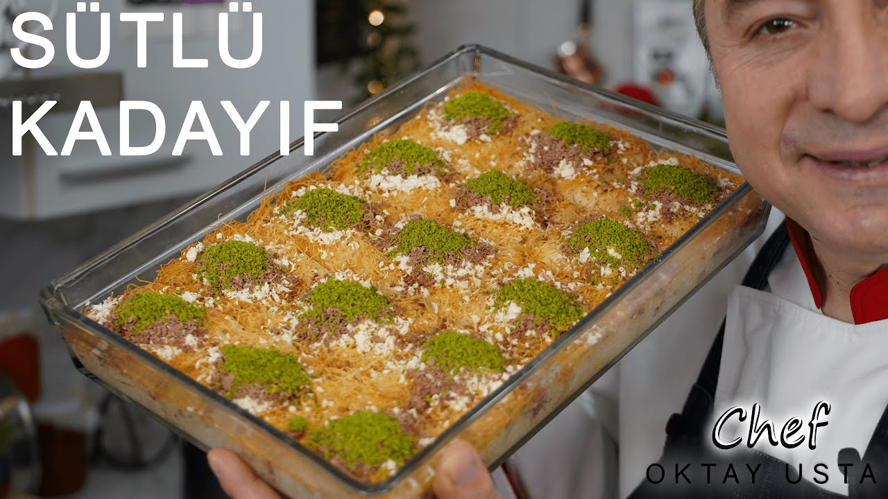 SÜTLÜ KADAYIF ❗️ Nasıl Yapılır? | Oktay Usta