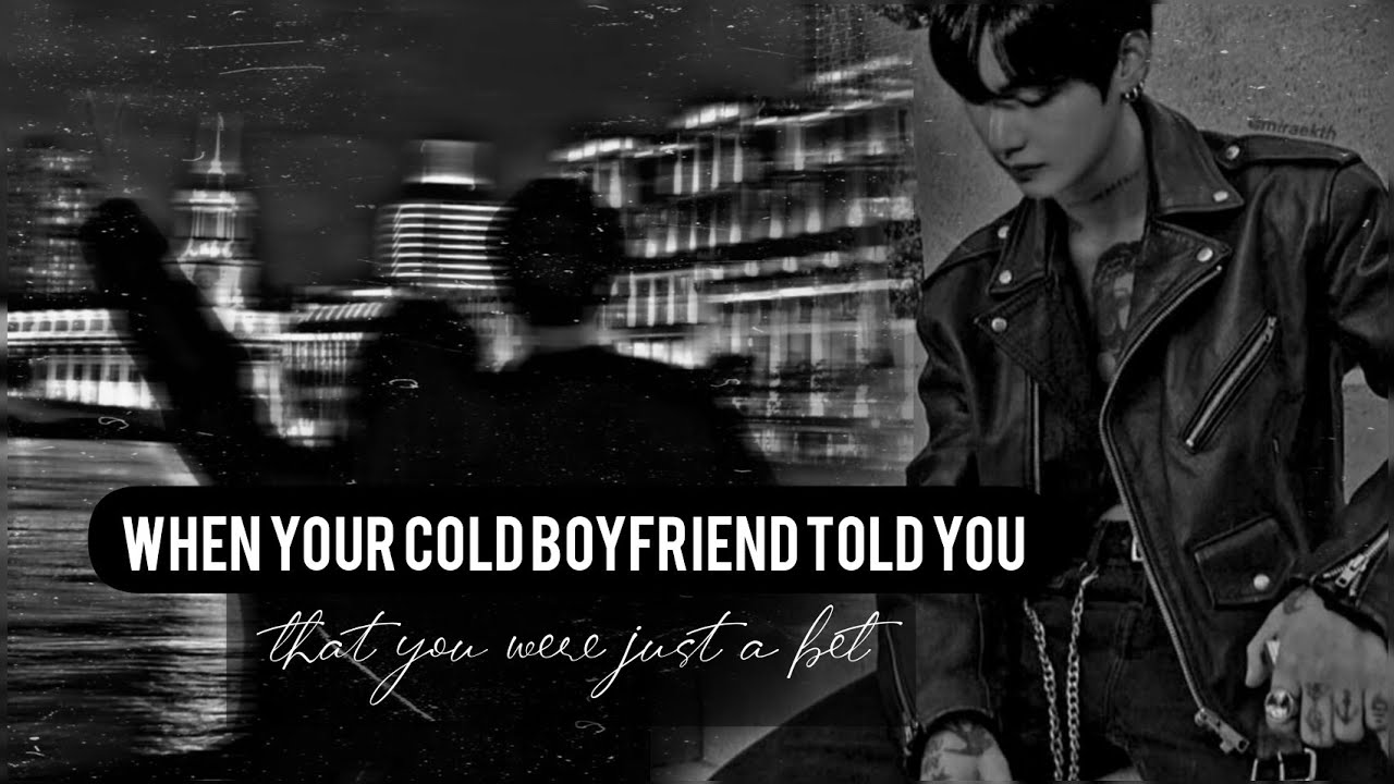 when your cold boyfriend told you that you were a bet [Taehyung oneshot]