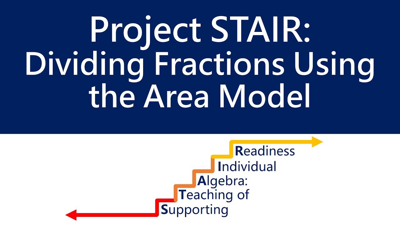 Dividing Fractions Using the Area Model