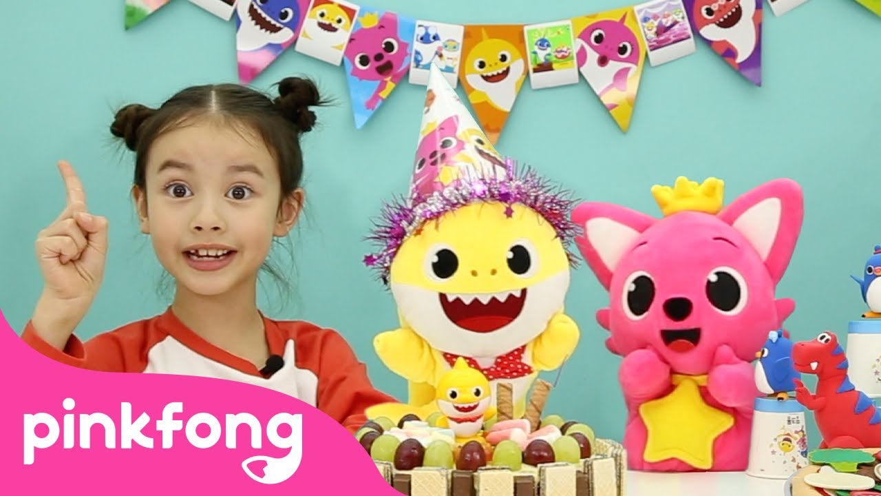 ¡Feliz Cumpleaños, Brooklyn! | La Fiesta de Cumpleaños 🎂| Tiburón Bebé | Pinkfong Playfong