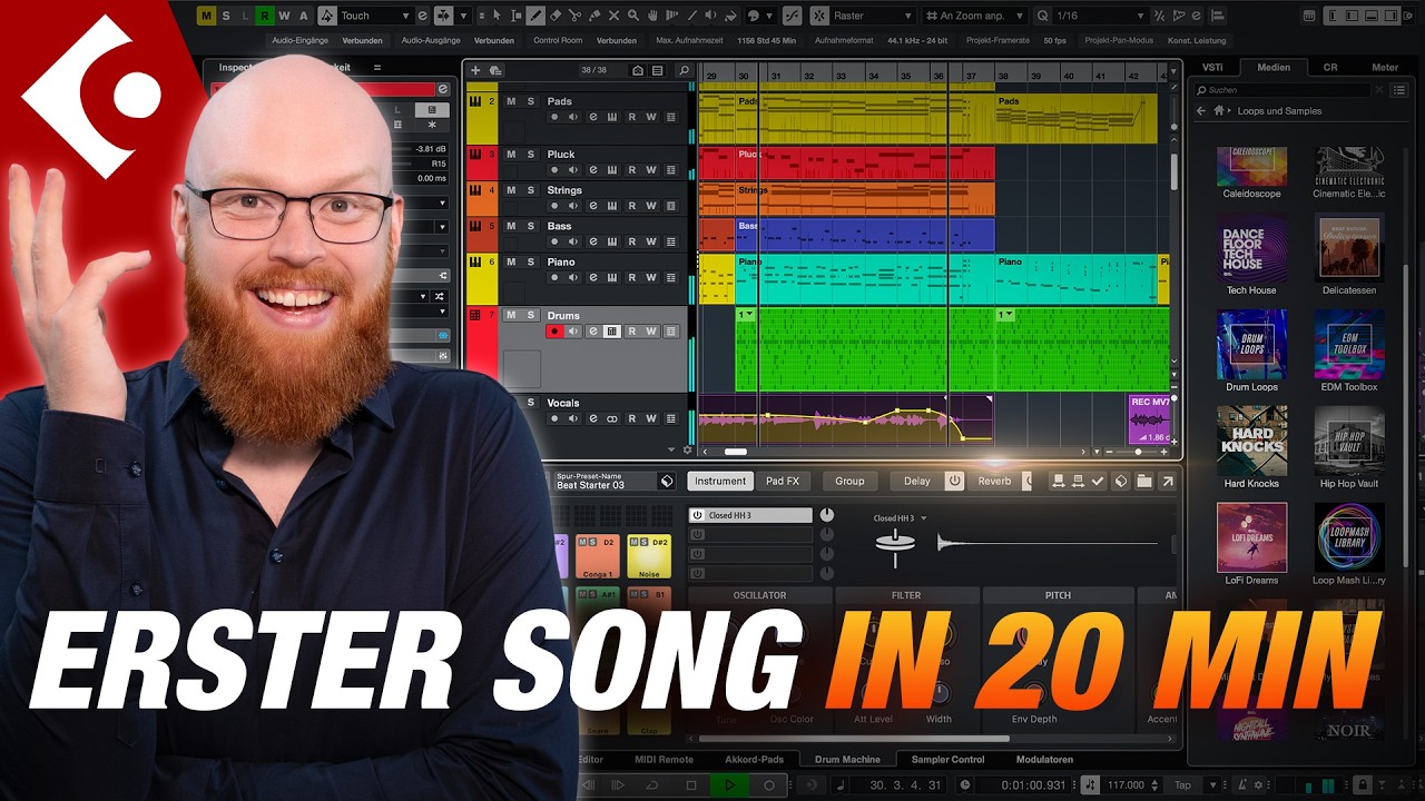 Cubase 14 für Anfänger: Schneller Einstieg in Steinberg Cubase 14