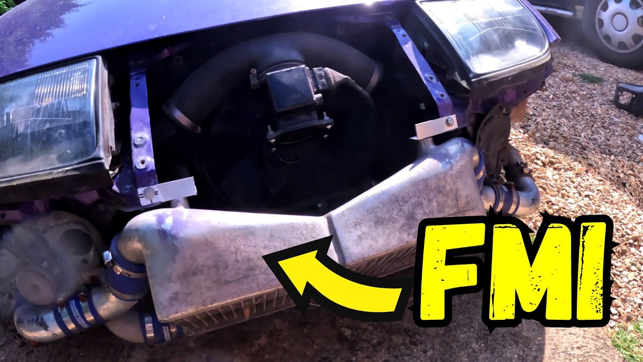 300ZX TWIN TURBO GETS FRONT MOUNT INTERCOOLER
