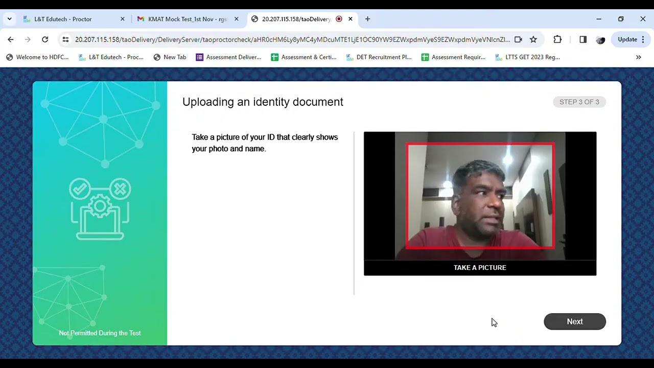 KMAT Exam Procedure