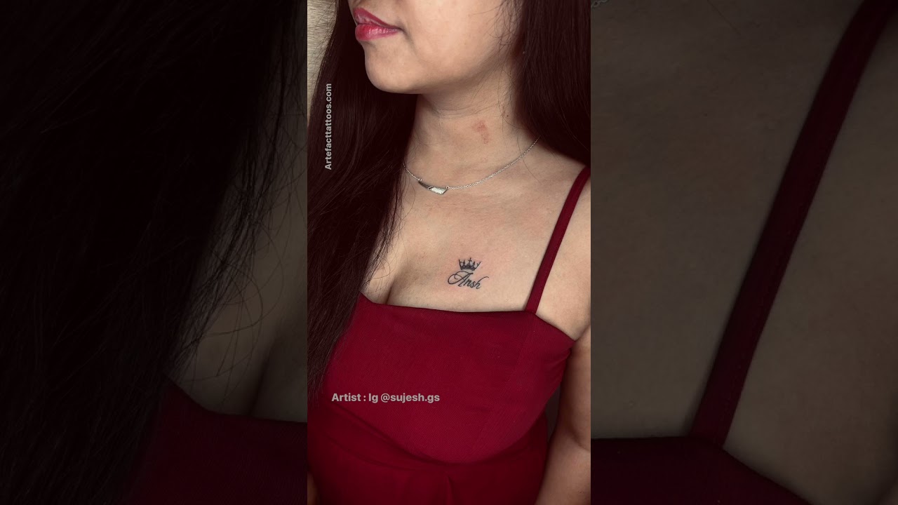 Name Tattoo Tattoo For Girls Artefacttattoos #tattoo #artefacttattoos #tattoodesigns
